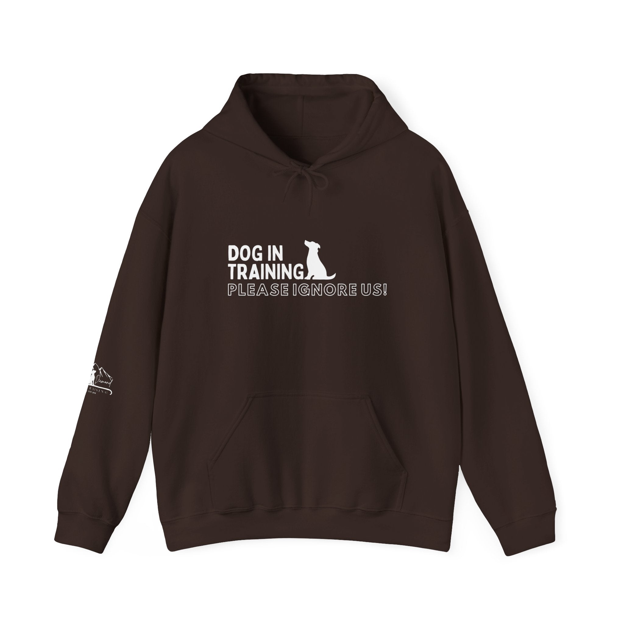 Dog In Training, Not Friendly Hooded Sweatshirt