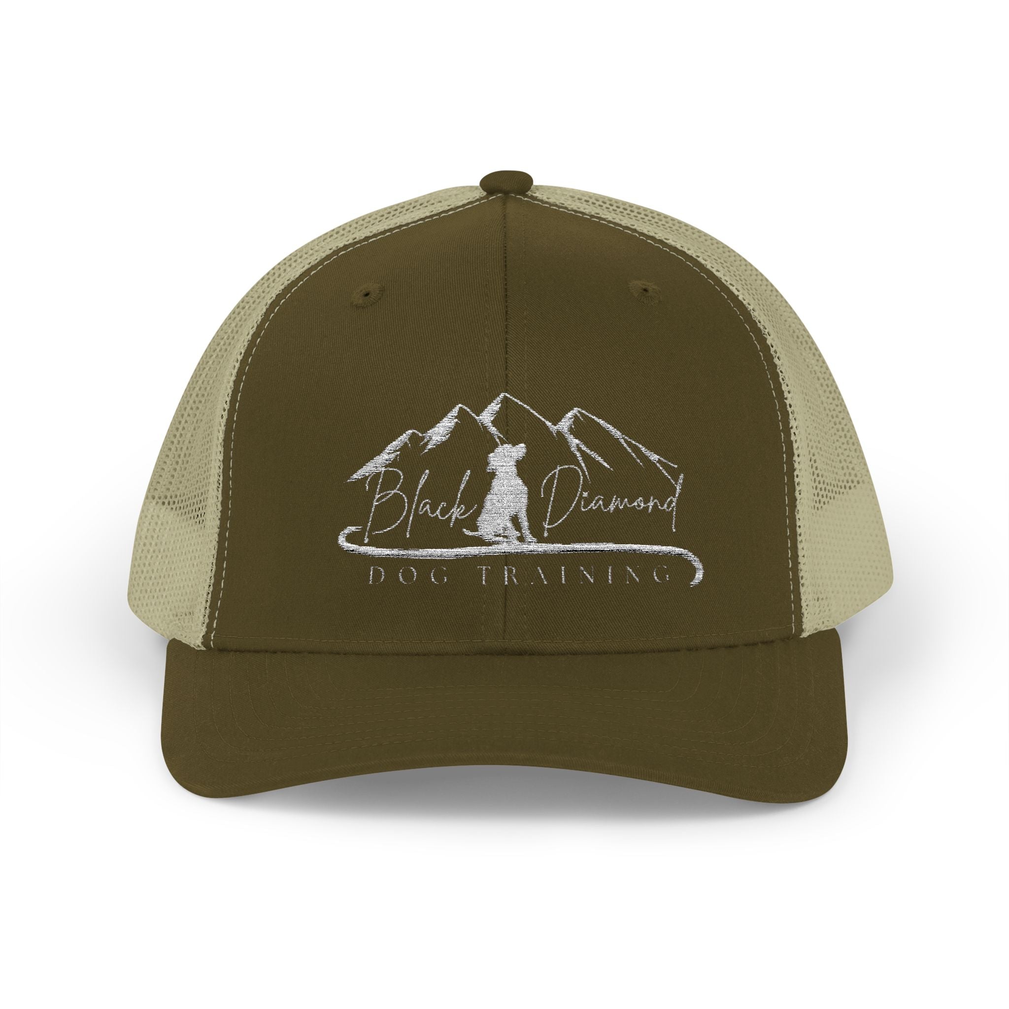 BDDT White Logo Snapback Trucker Cap