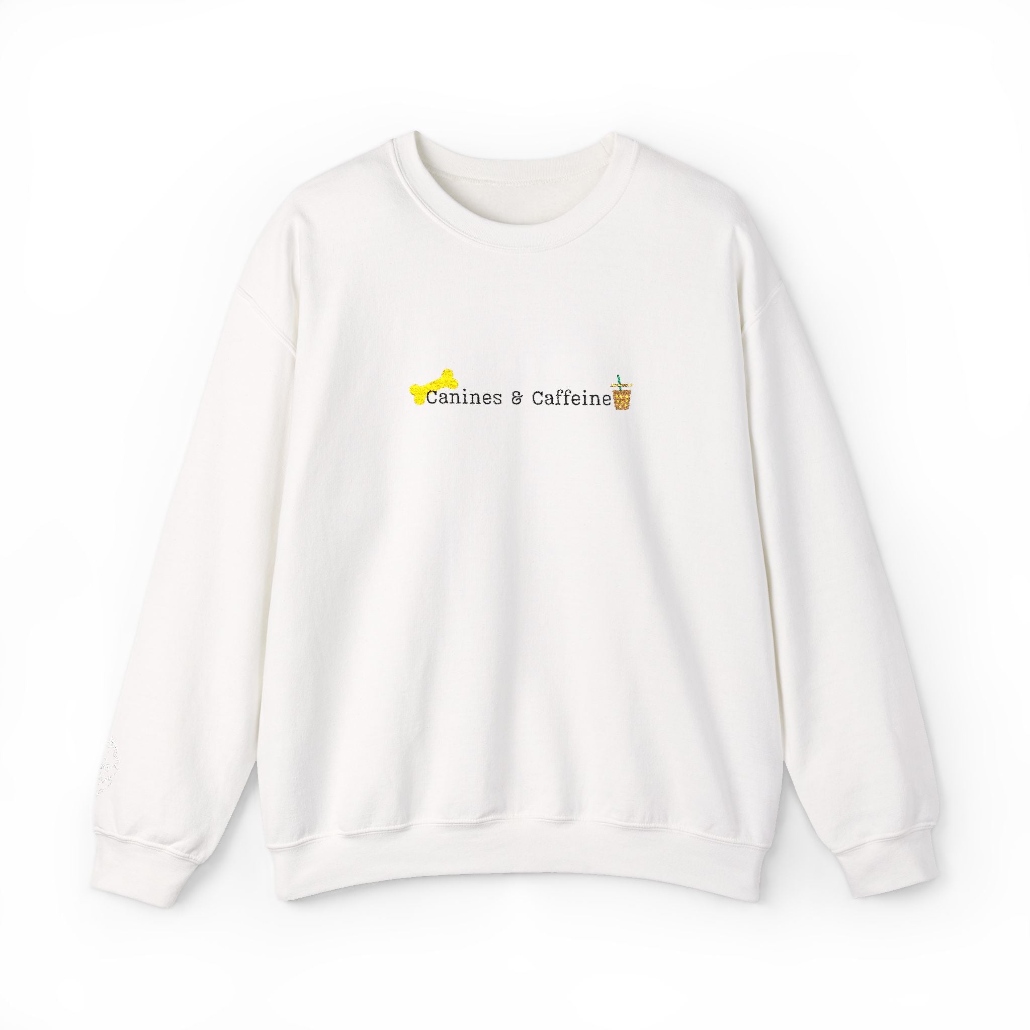 Embroidered Canines & Caffiene
