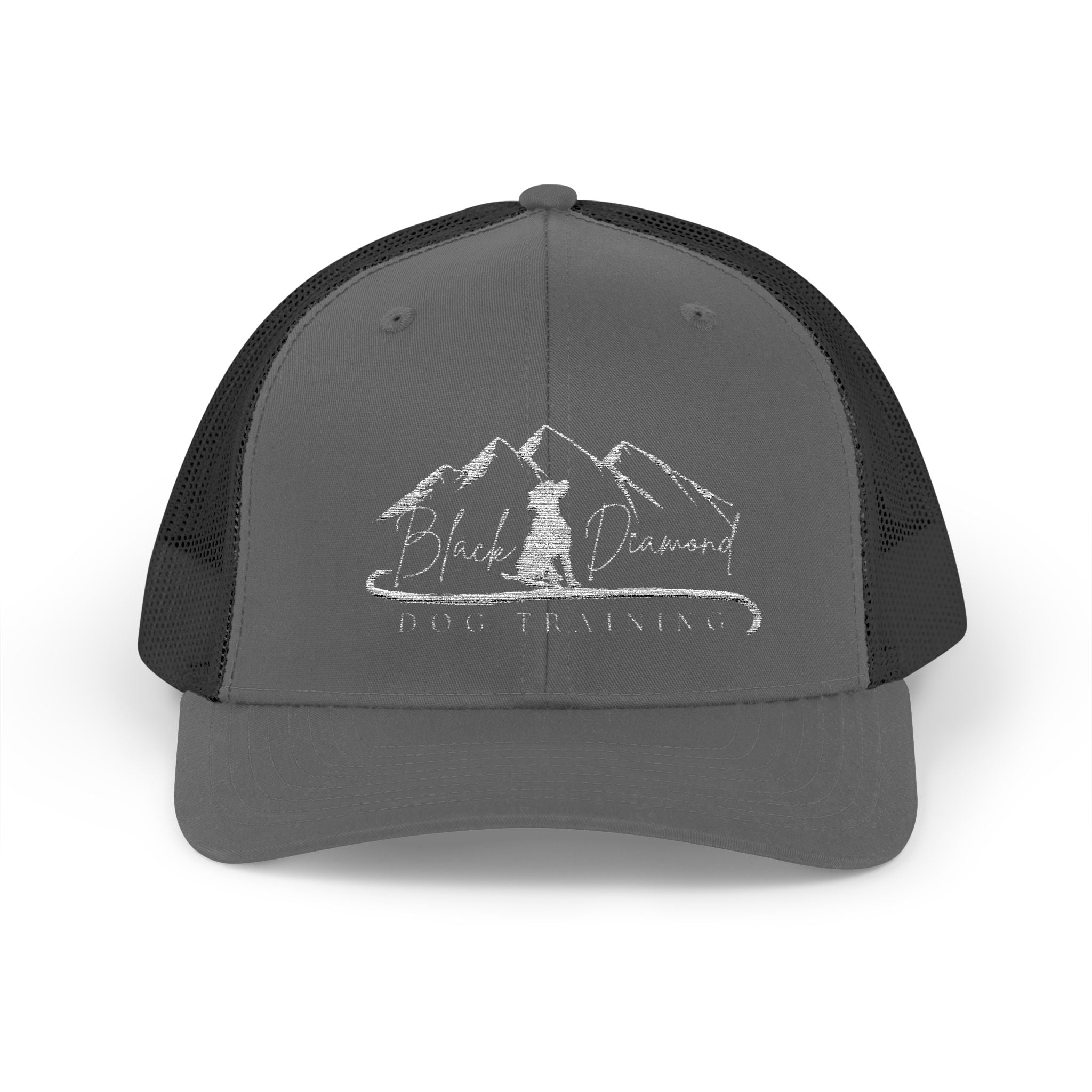 BDDT White Logo Snapback Trucker Cap