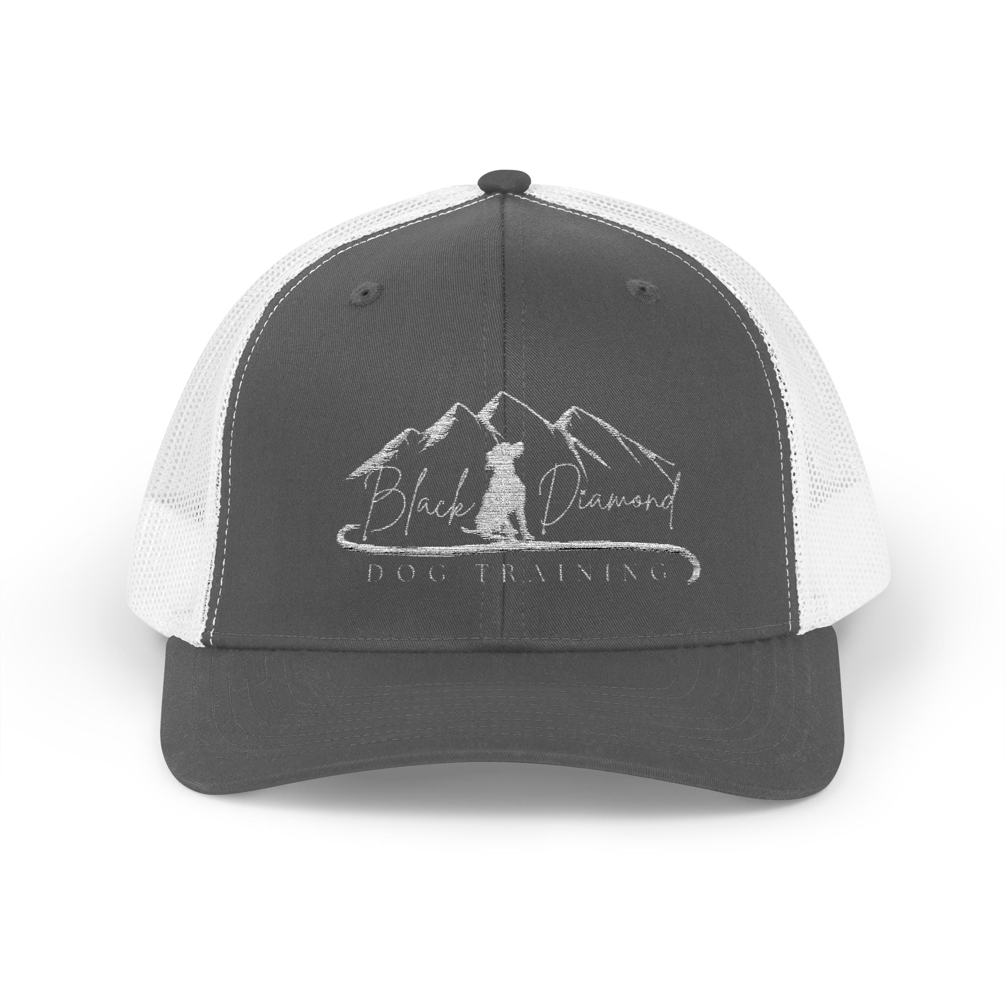 BDDT White Logo Snapback Trucker Cap