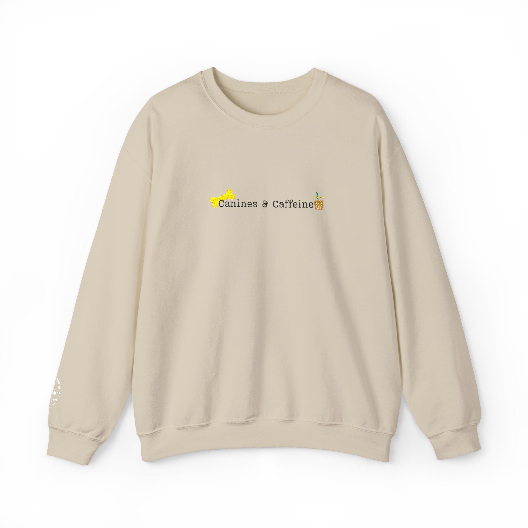 Embroidered Canines & Caffiene