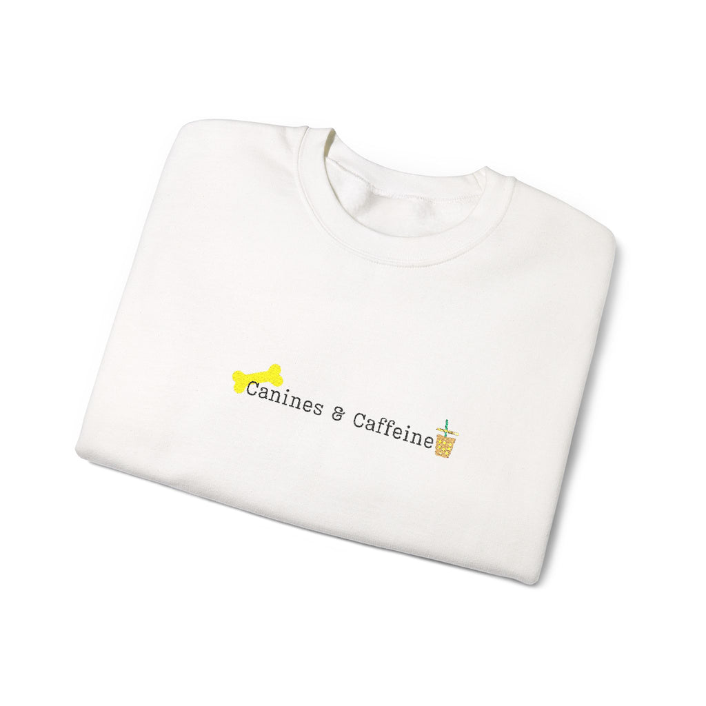 Embroidered Canines & Caffiene