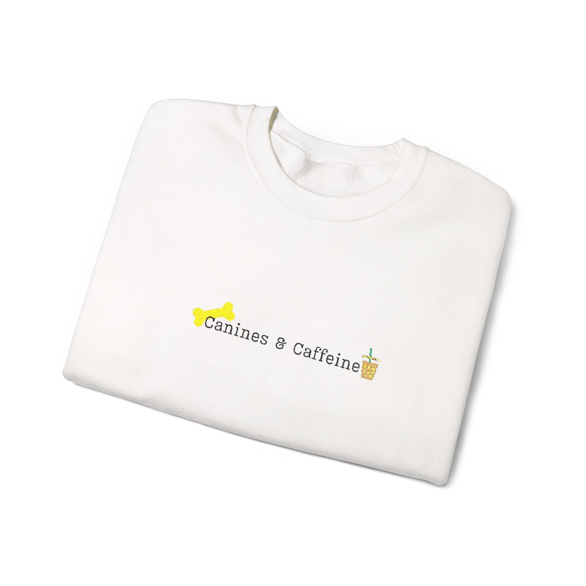 Embroidered Canines & Caffiene