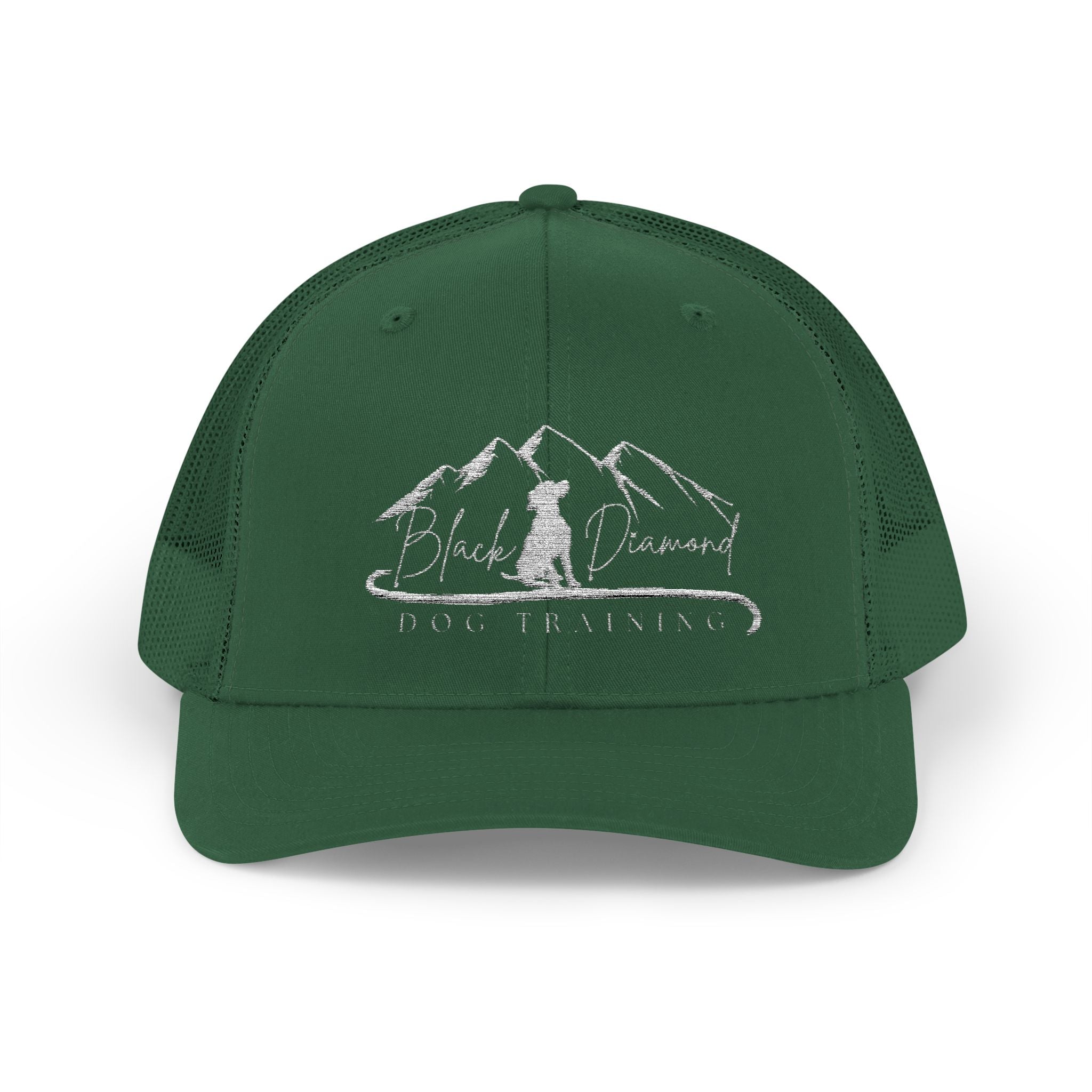 BDDT White Logo Snapback Trucker Cap