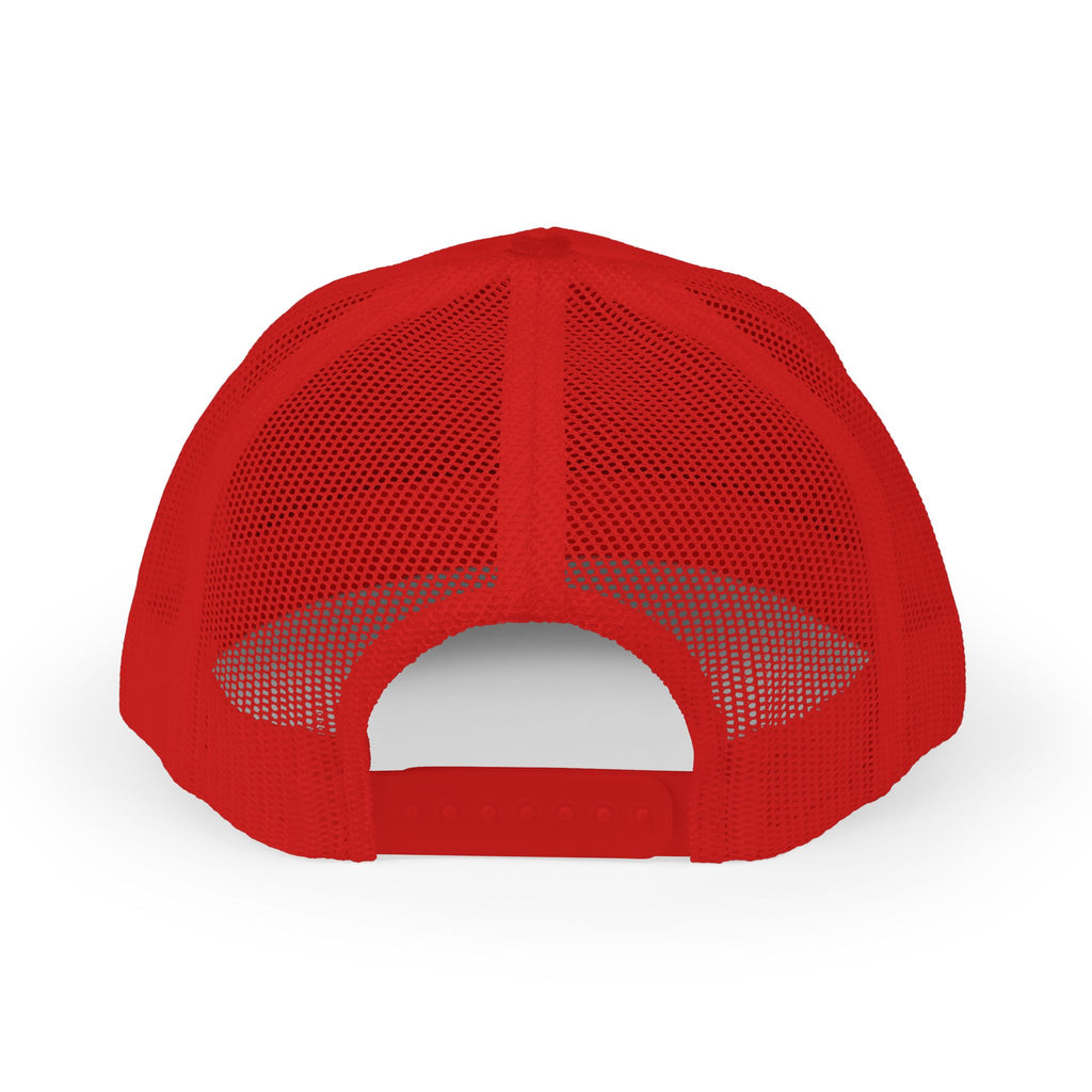 BDDT White Logo Snapback Trucker Cap