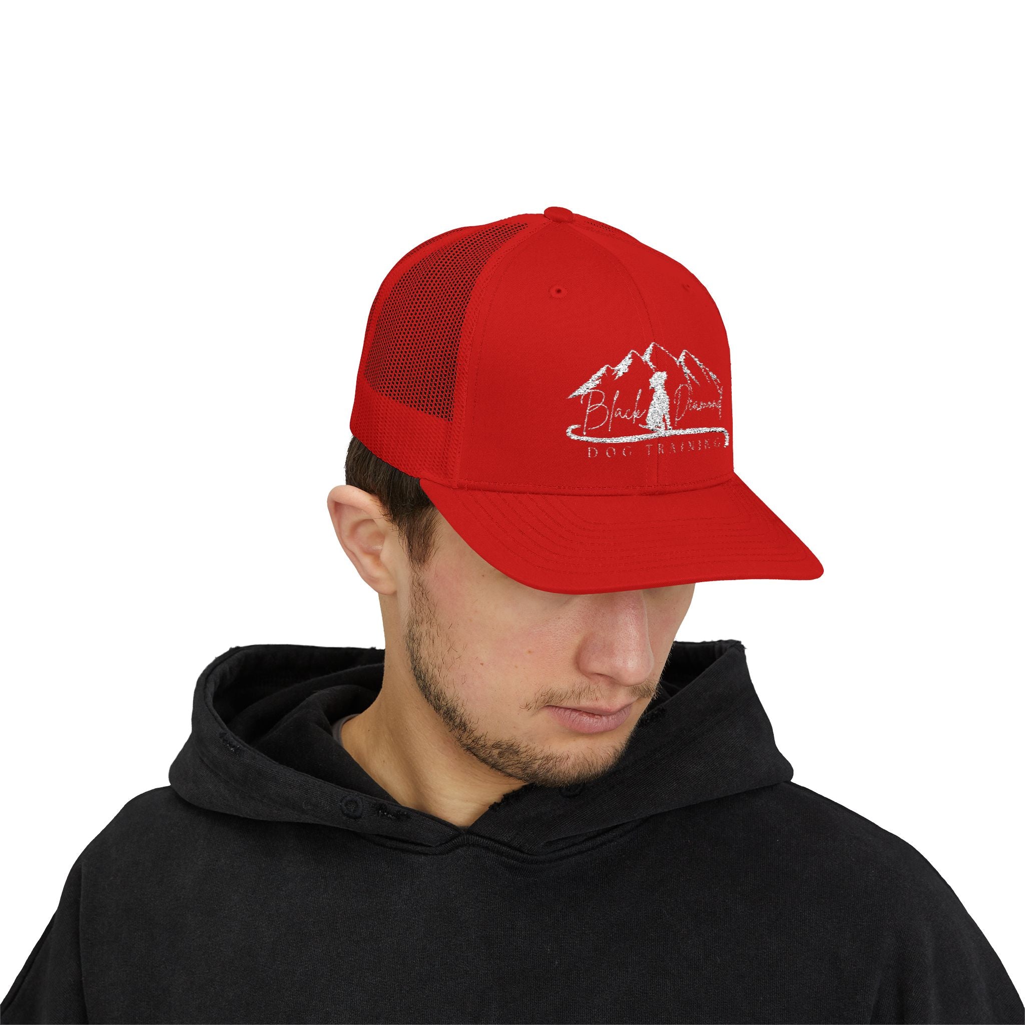 BDDT White Logo Snapback Trucker Cap