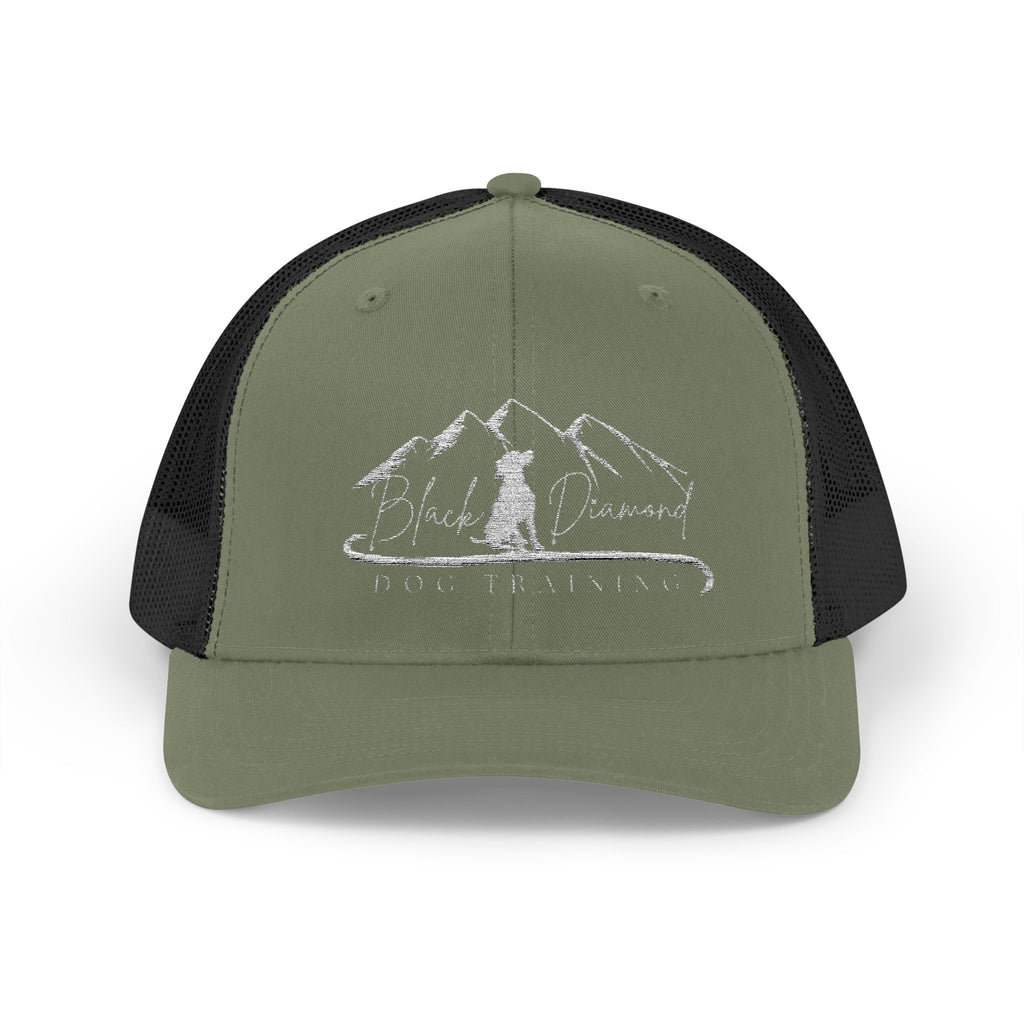 BDDT White Logo Snapback Trucker Cap