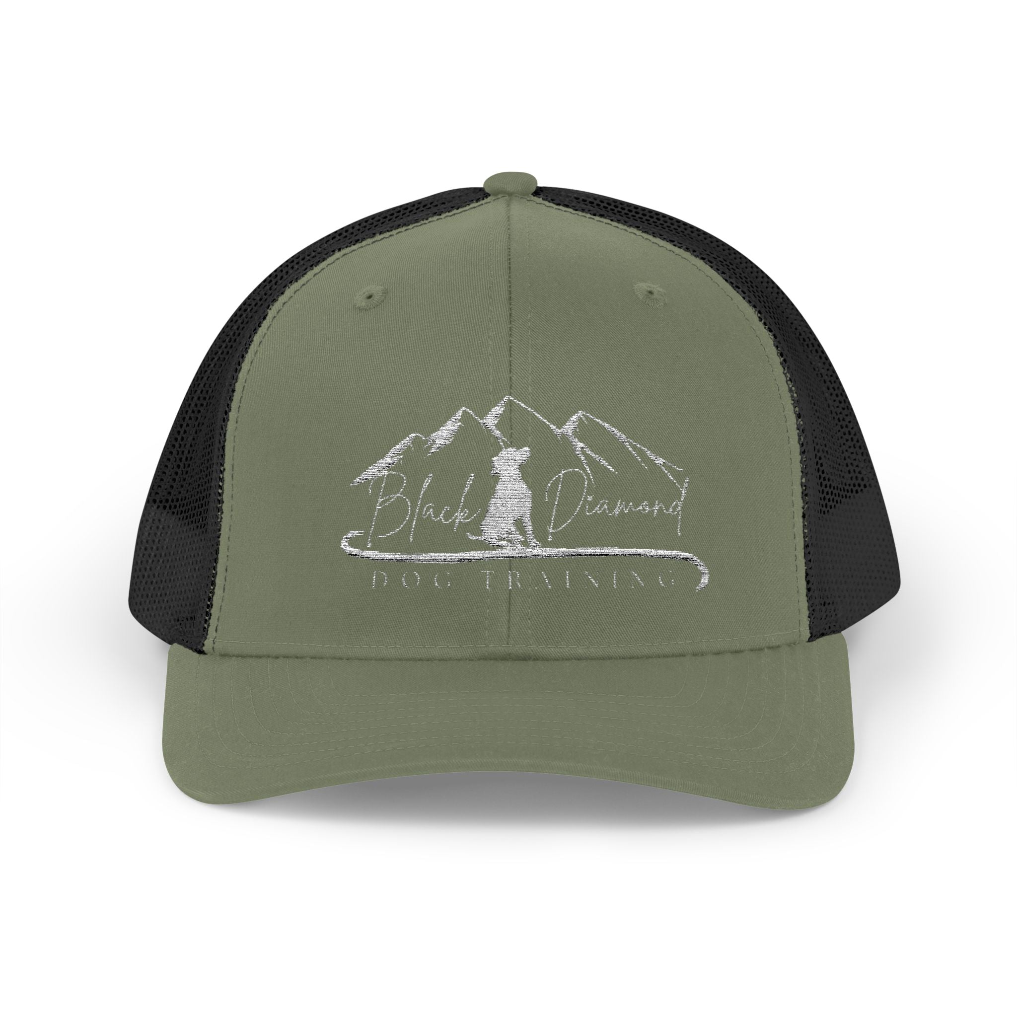 BDDT White Logo Snapback Trucker Cap