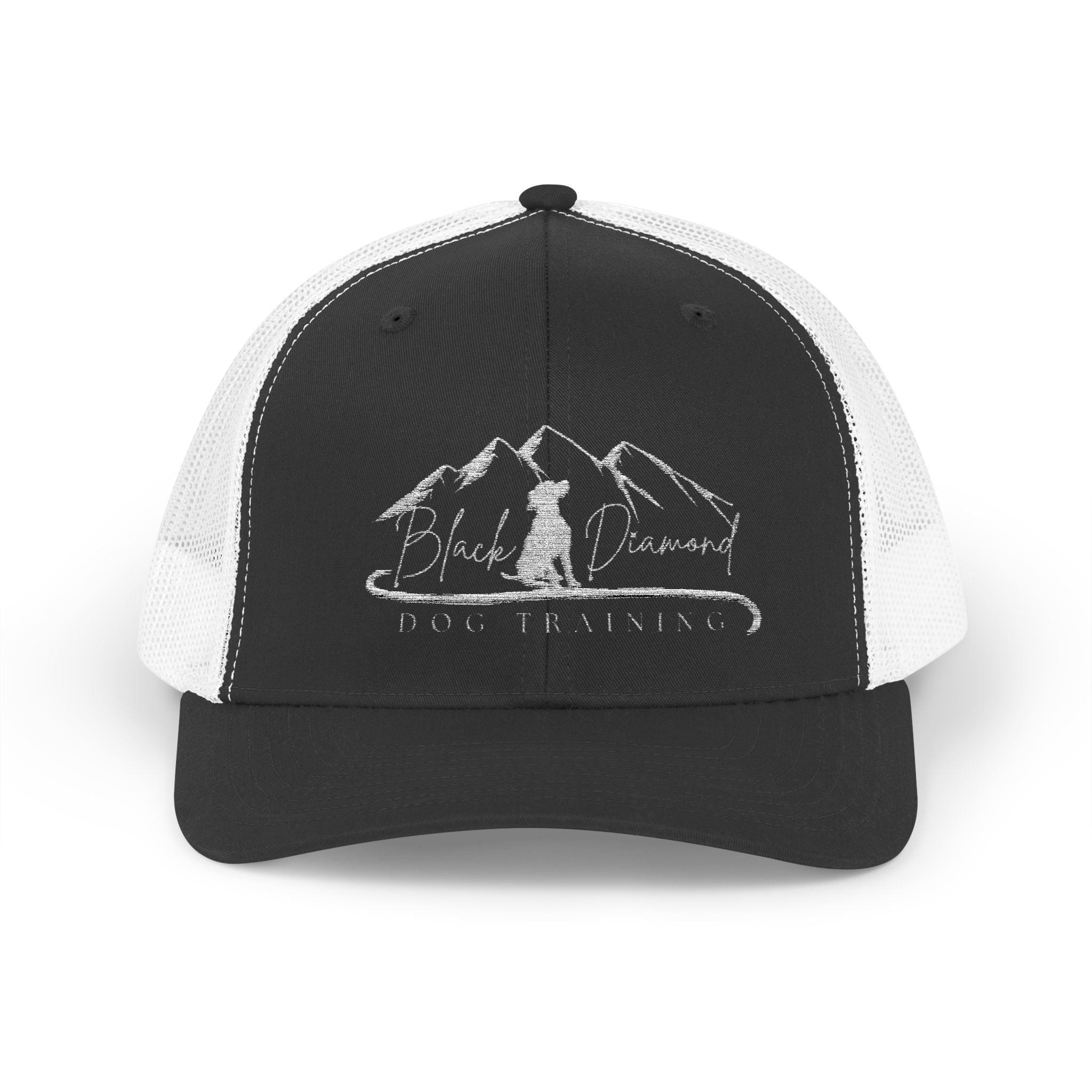 BDDT White Logo Snapback Trucker Cap