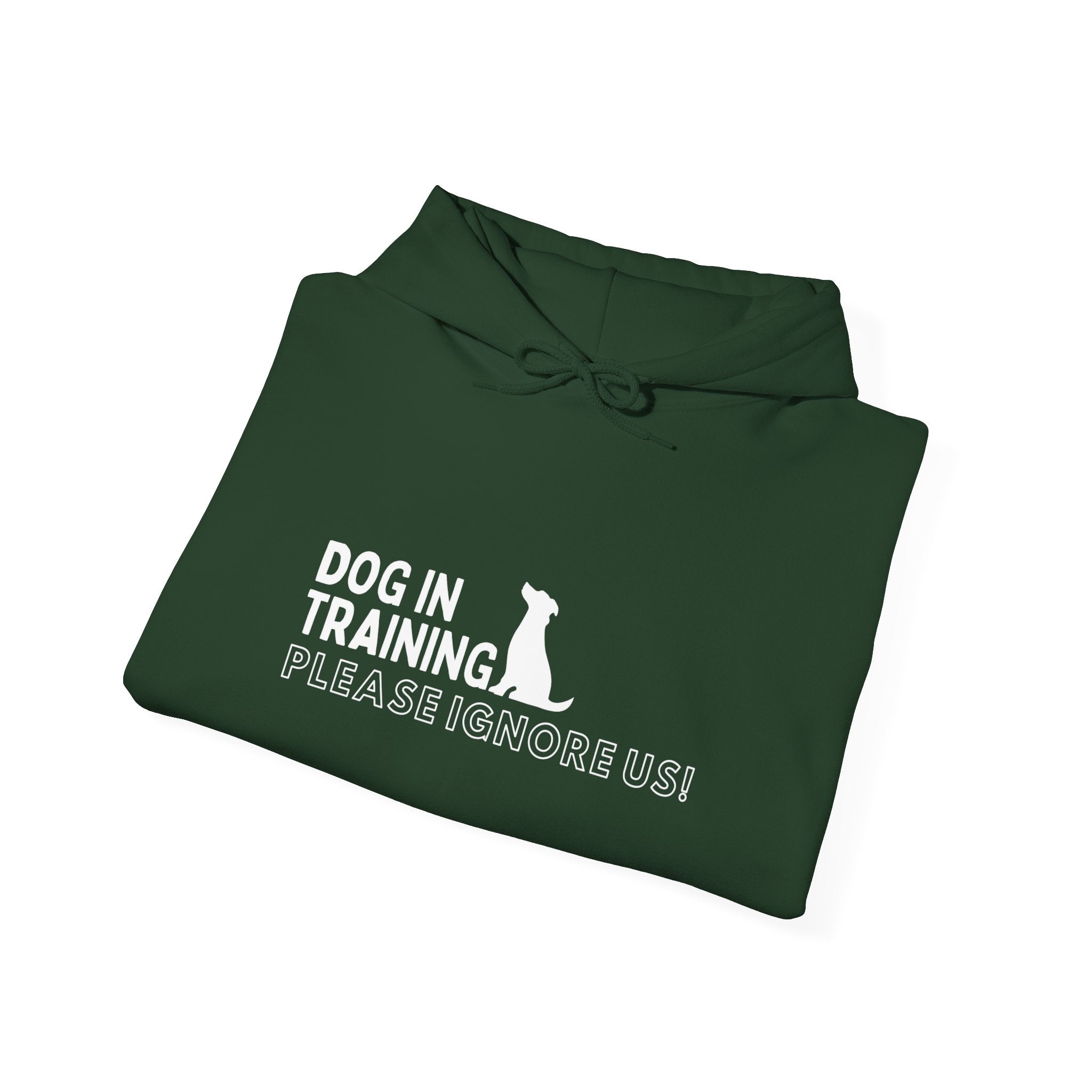 Dog In Training, Not Friendly Hooded Sweatshirt