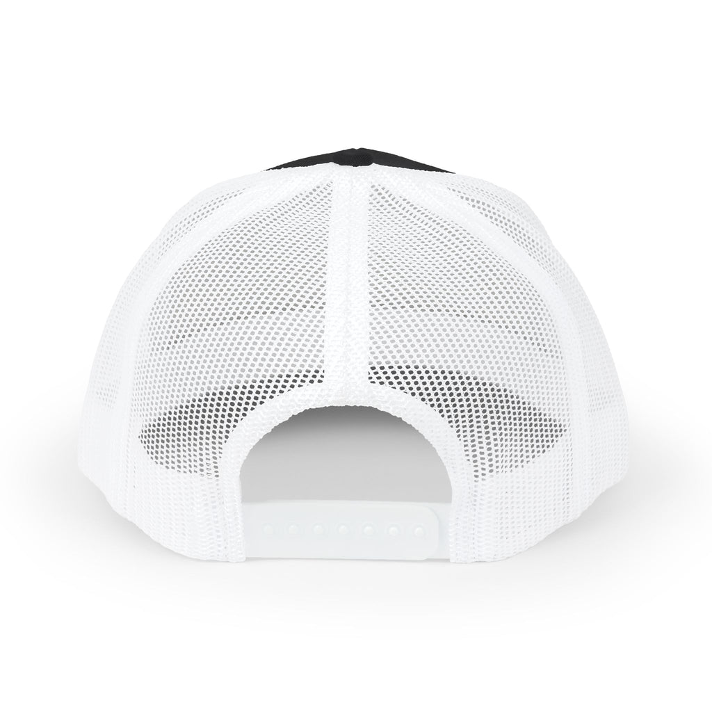 BDDT White Logo Snapback Trucker Cap