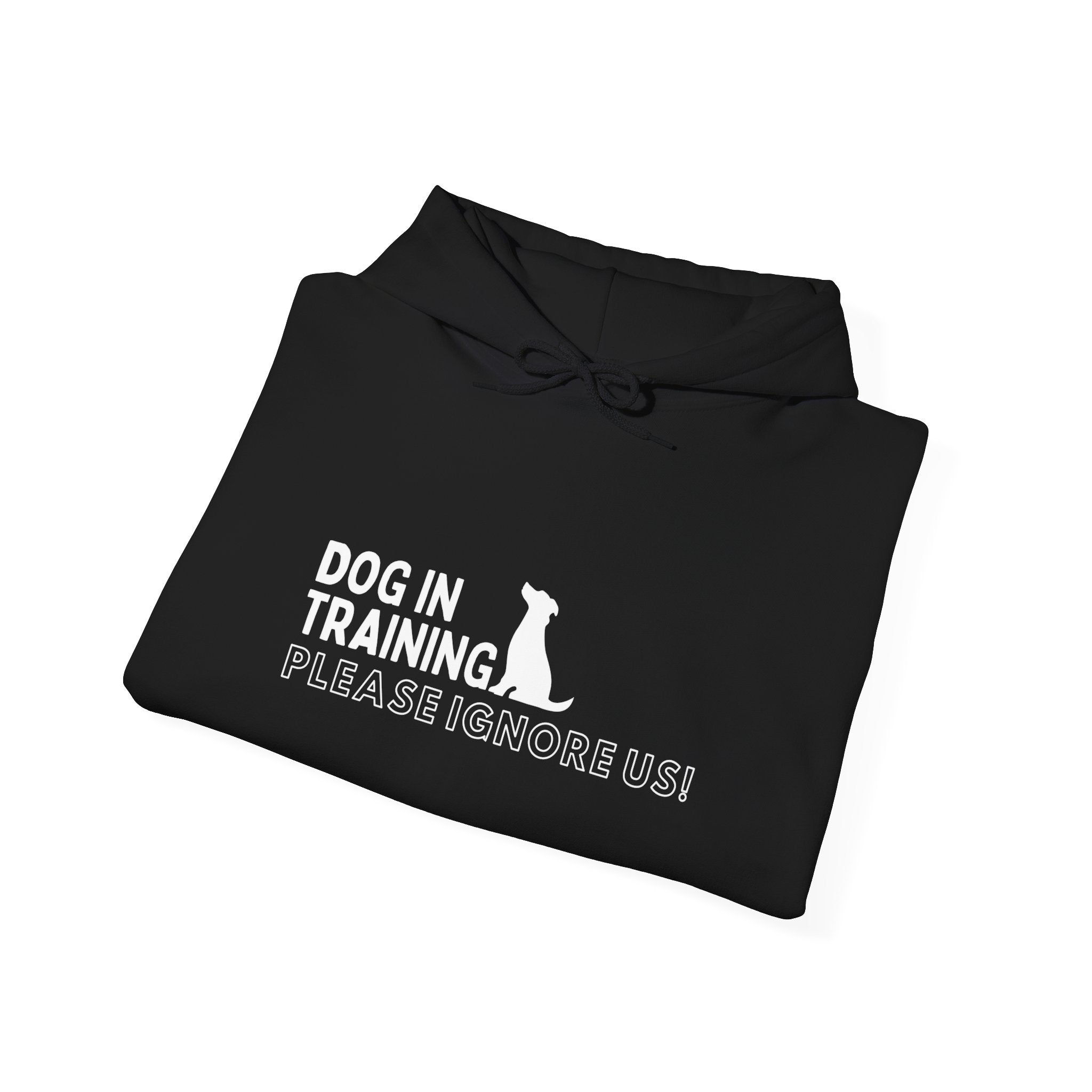 Dog In Training, Not Friendly Hooded Sweatshirt