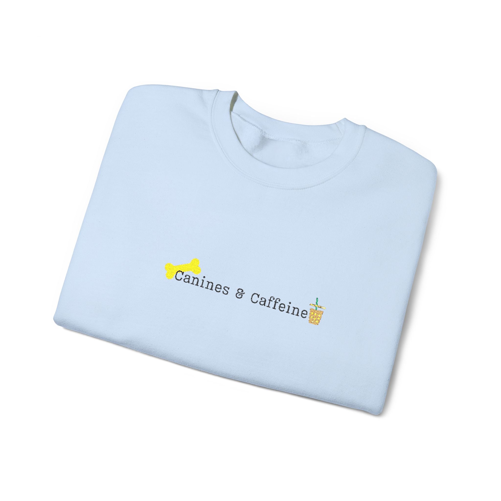 Embroidered Canines & Caffiene