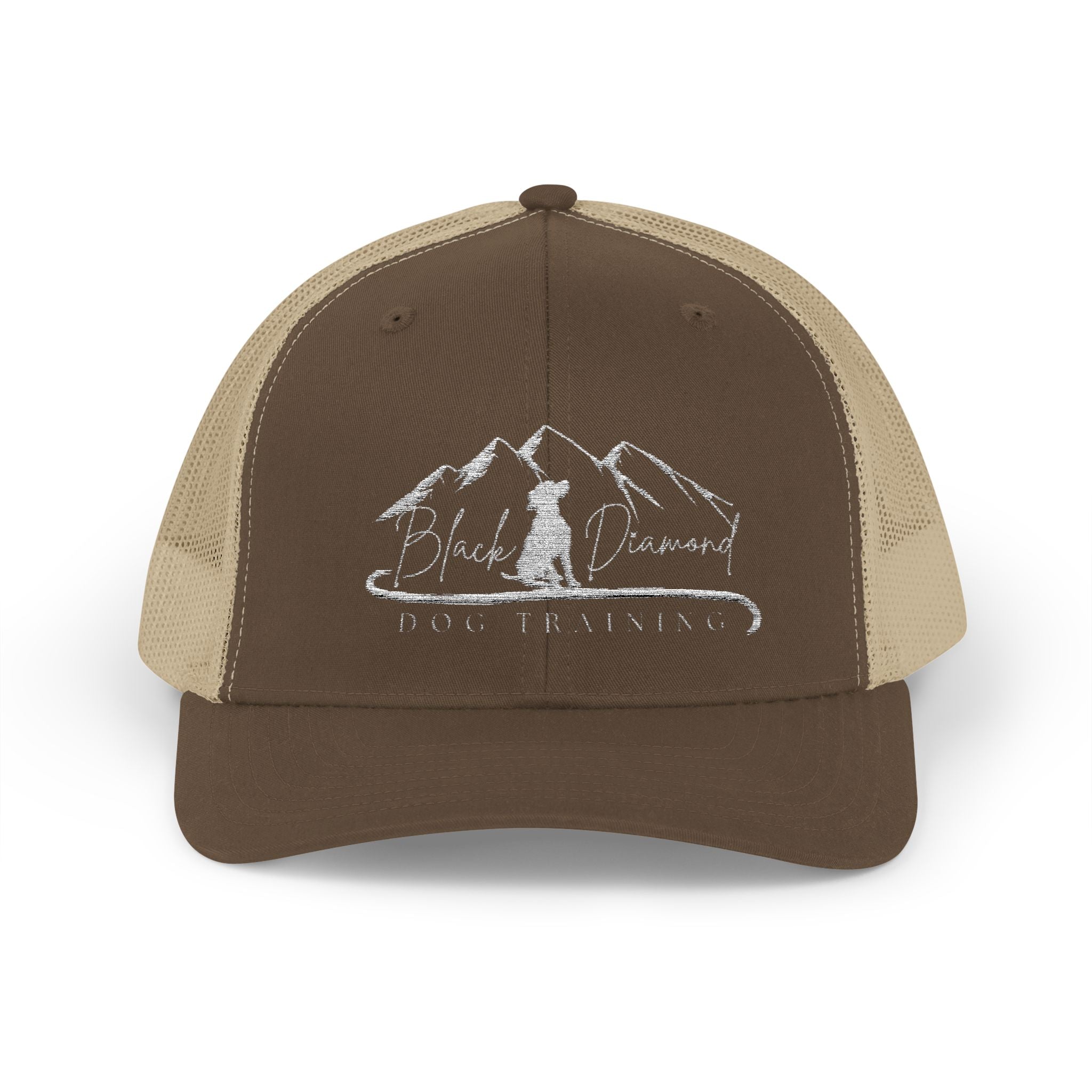 BDDT White Logo Snapback Trucker Cap