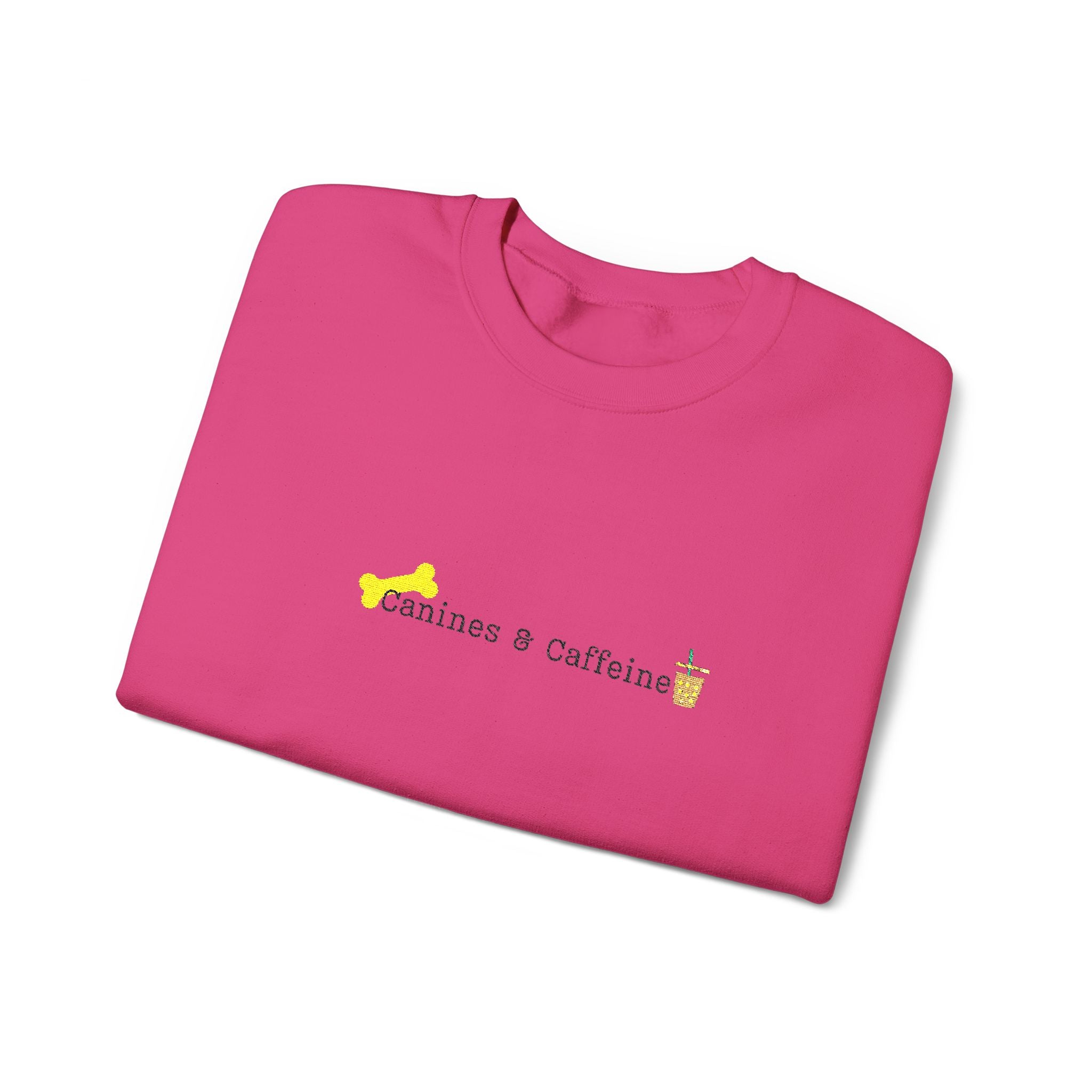 Embroidered Canines & Caffiene