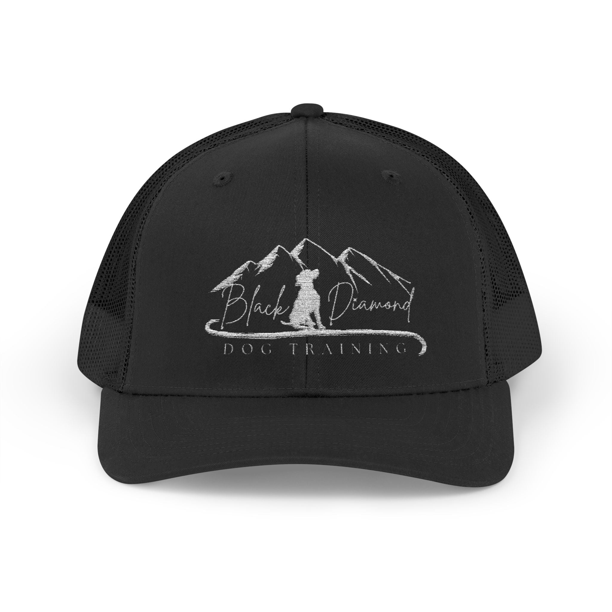 BDDT White Logo Snapback Trucker Cap