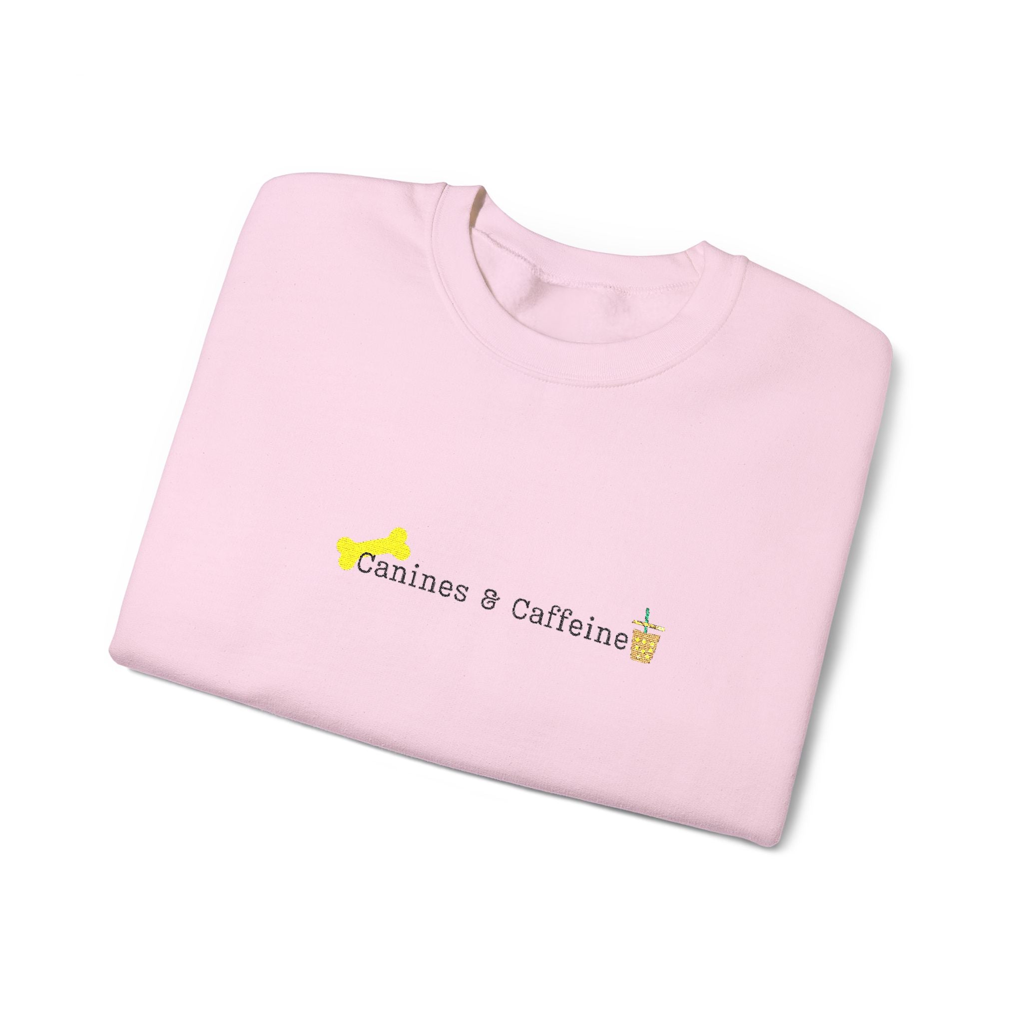 Embroidered Canines & Caffiene